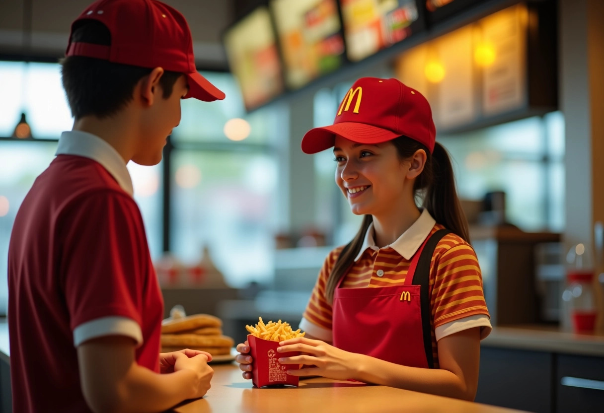 mcdonald s  et  étudiant